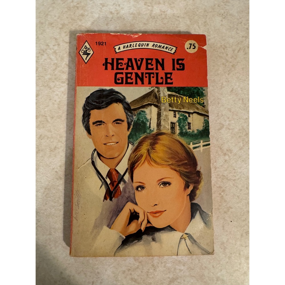 Heaven Is Gentle Betty Neels Harlequin‎ Romance 1921 Vintage 1975 Paperback Book